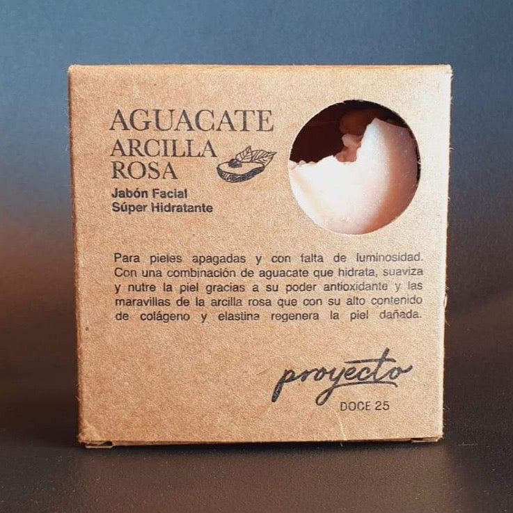 JABÓN AGUACATE, ARCILLA ROSA Y SAL DEL HIMALAYA