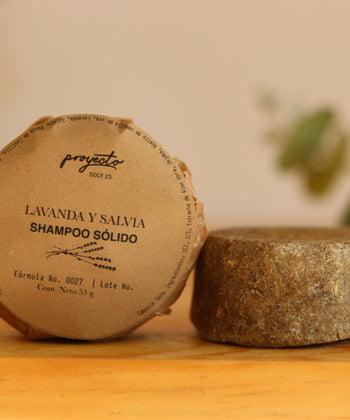 Shampoo Lavanda y Salvia | Anticaída, Cabello seco y/o Teñido.