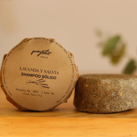 Shampoo Lavanda y Salvia | Anticaída, Cabello seco y/o Teñido.